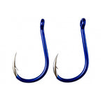 Tubed Chinu Hooks, Barbed, Purple, Size #0.5–#15