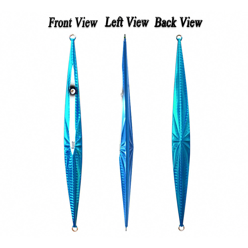 Long Metal Speed Jig, 150–400 g (5.3–14.1 oz)