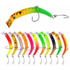 Slow Sinking Minnow Lure with Double Hooks