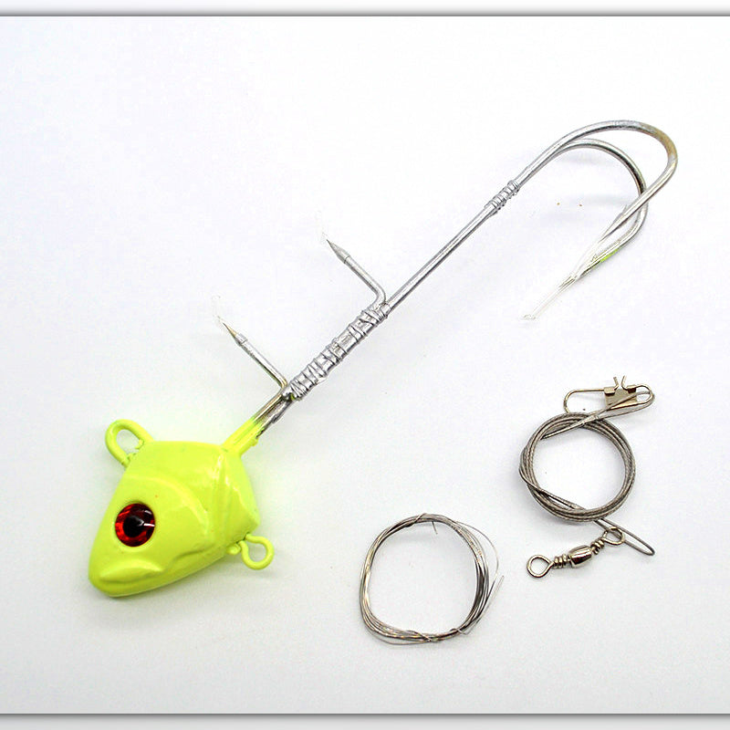 Glow Fish Head Double Hook Rig, 7–225 g (0.25–7.9 oz)