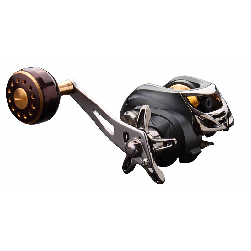 Round Baitcasting Reel, Magnetic Brake, 7.3:1, Left/Right Hand