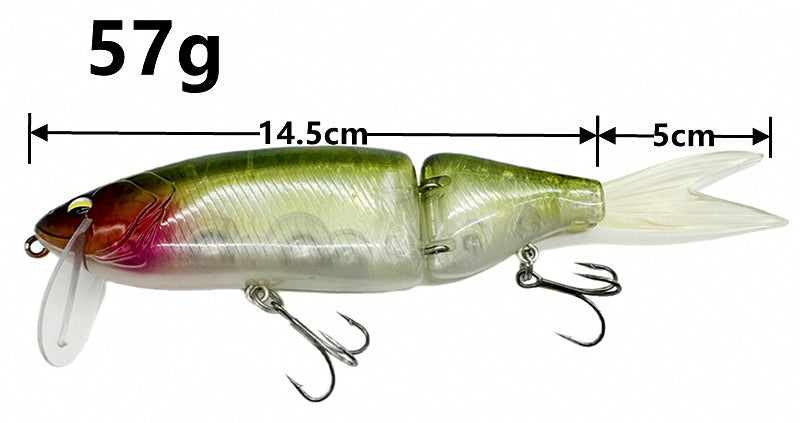 Multi-Section Floating Pencil Lure, 140 mm 57 g (2 oz) – product photo