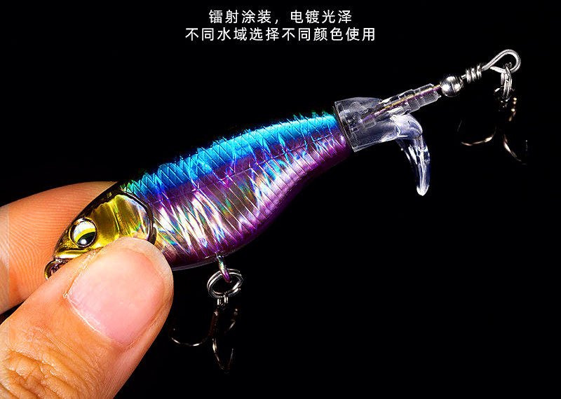 Floating Topwater Prop Lure, 6 g or 10 g (0.2 / 0.4 oz) – product photo