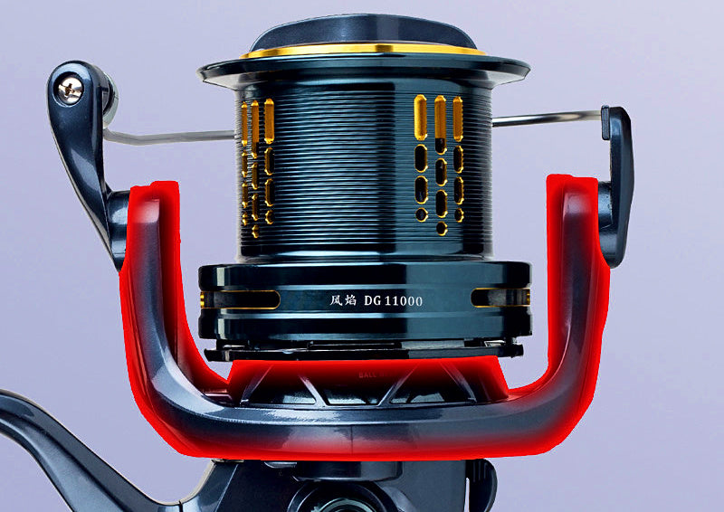 Long Cast Saltwater Fishing Reel, Metal Spool, 5500–12000 – product photo