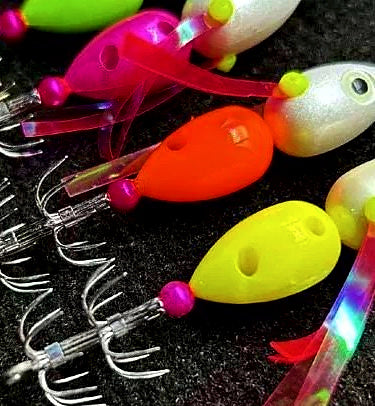 Luminous Squid Hook Rig with Bead, Small Ant Style – product photo