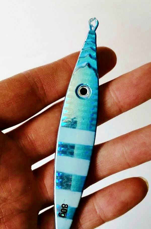Glow Stripe Slow Pitch Jig, 80 g & 120 g (2.8 & 4.2 oz) – product photo