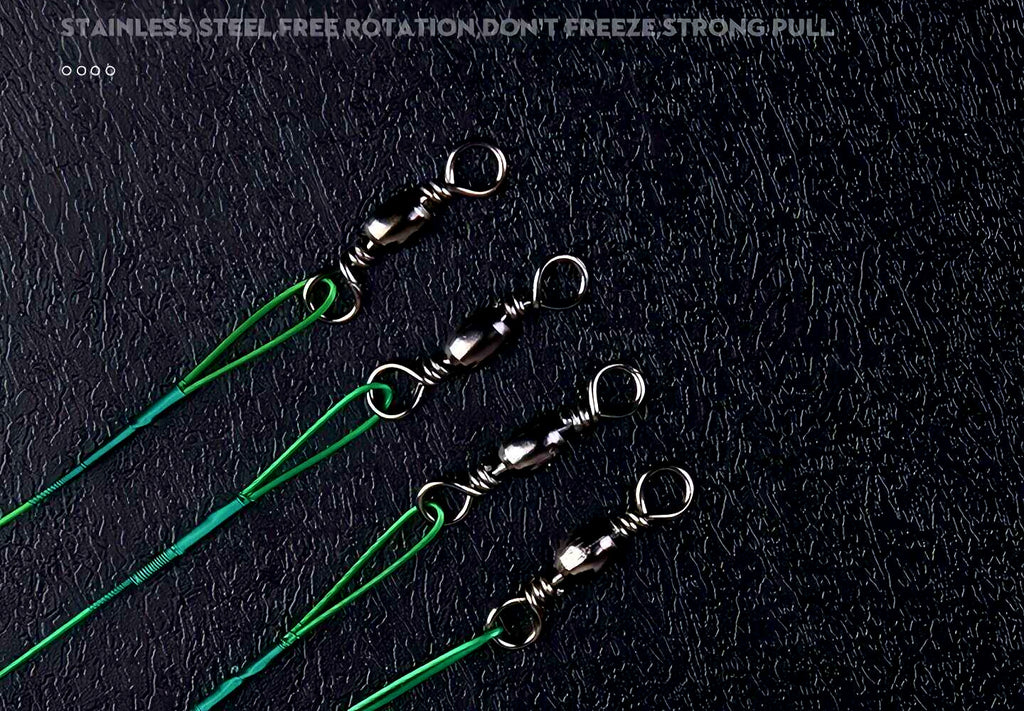 Pre-Made Steel Wire Leaders, 25 pcs, 15–30 cm (5.9–11.8 in) – product photo