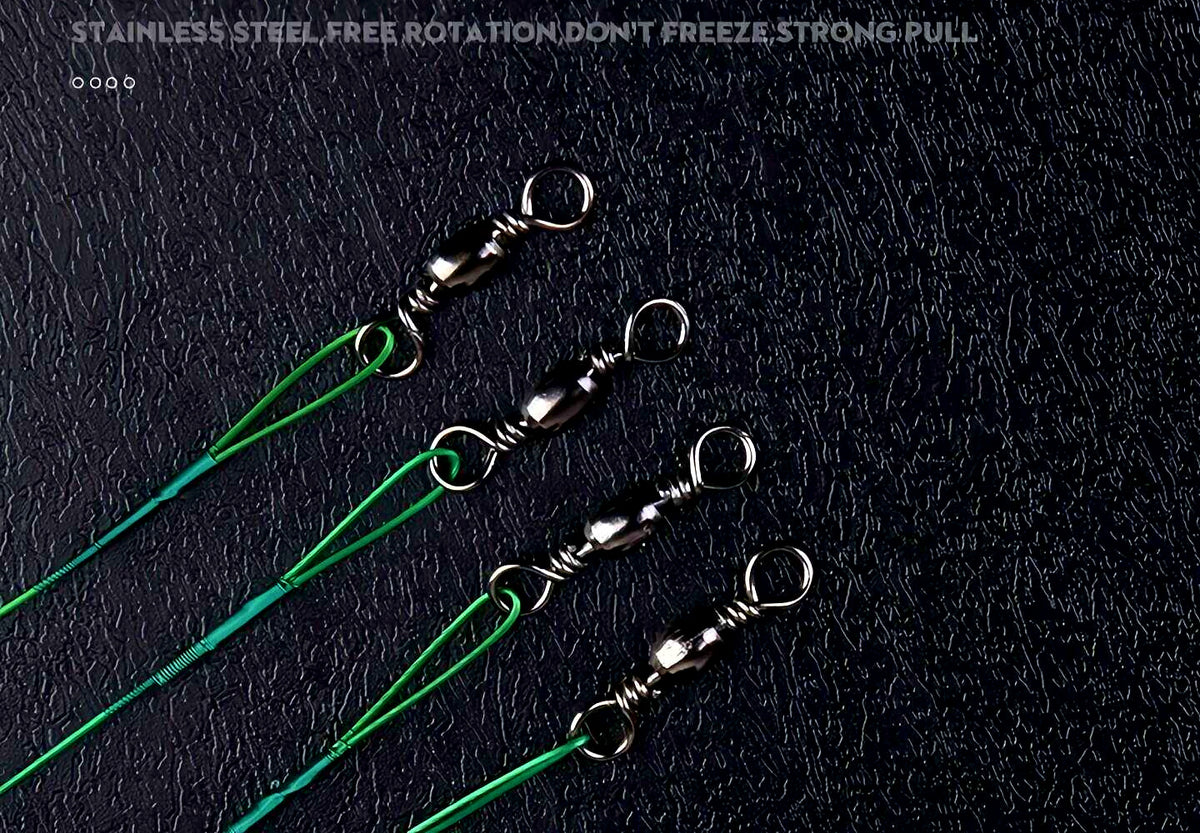 Pre-Made Steel Wire Leaders, 25 pcs, 15–30 cm (5.9–11.8 in) – product photo