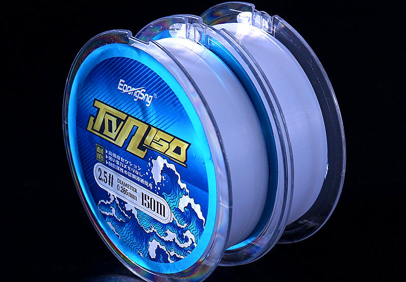 Semi-Floating Iso Fishing Line, 150 m (164 yd), White – product photo