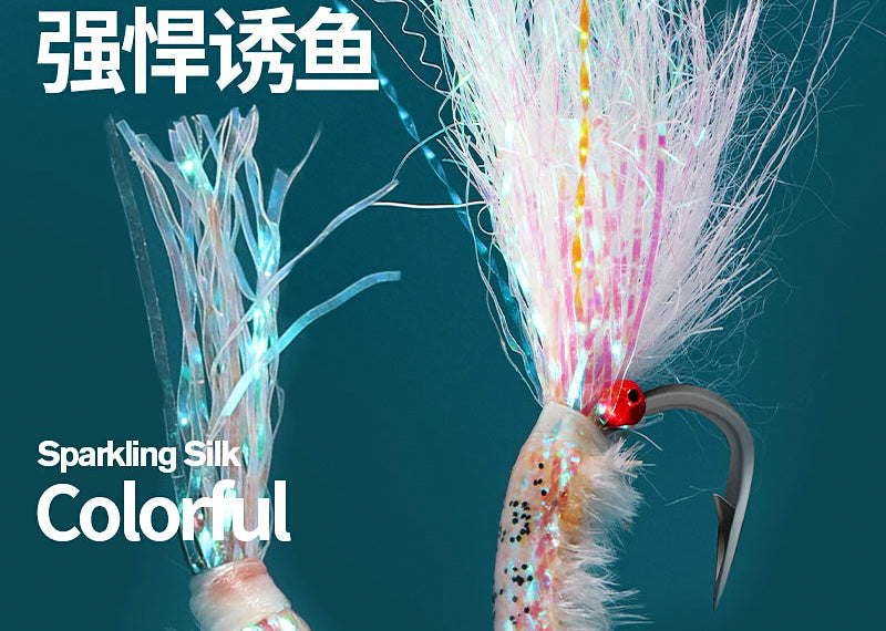 Ice Silk Shrimp Micro Lure, Size #4–#14 – product photo