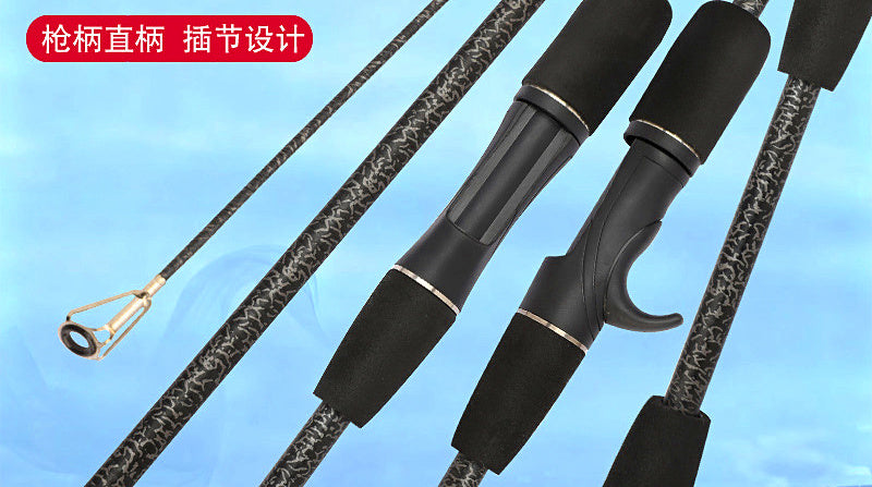 Fiberglass 2-Piece Lure Rod, 1.65–2.4 m (5.4–7.9 ft) – product photo