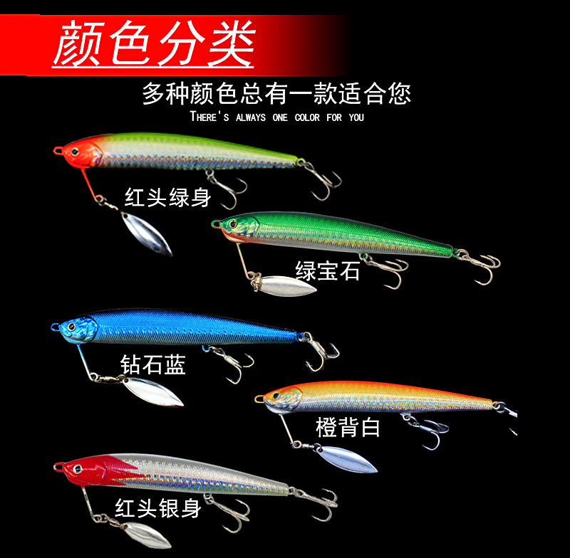 Slow Sinking Pencil Lure with Blade, 15 g (0.53 oz) – product photo