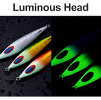 Glow Metal Jig, Slow Sinking, 110–150 g (3.9–5.3 oz) – product photo