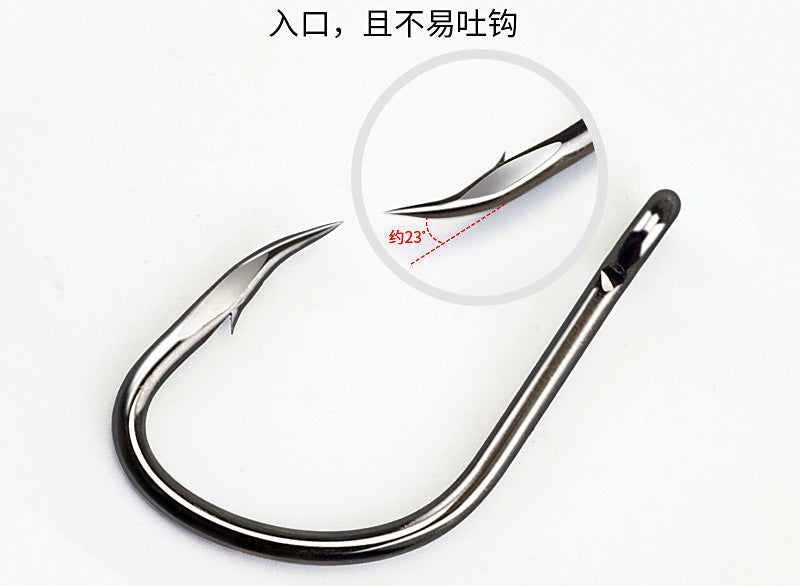 Barbed Single Hooks for Offshore Big Game, Pack – product photo