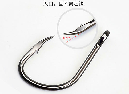 Barbed Single Hooks for Offshore Big Game, Pack – product photo