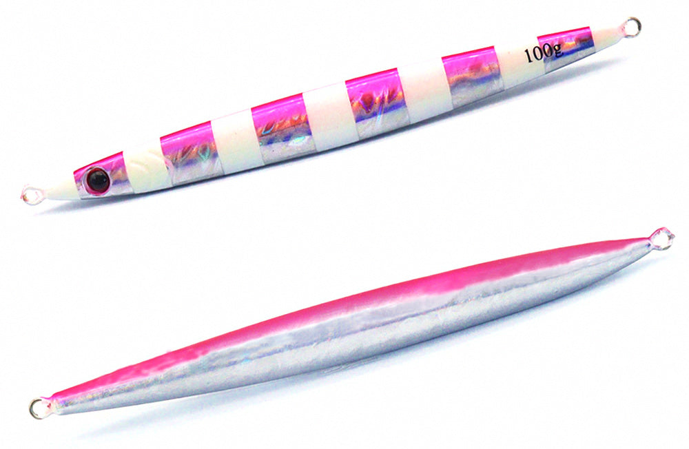 Glow Stripe Metal Jig, 80–400 g (2.8–14.1 oz) – product photo