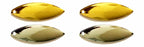 Willow Leaf Spinner Blades for DIY Lures, Gold/Silver/Copper – product photo
