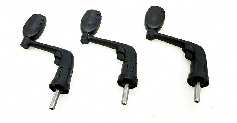 Folding Reel Handle, Size 200, Plastic, with Nut – product photo