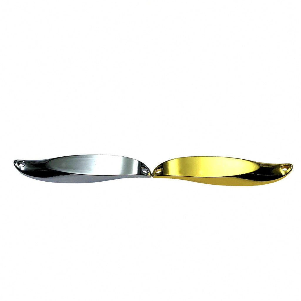 Bent Angled-Cut Spoon Lure, Unpainted, 5–25 g (0.2–0.9 oz) – product photo