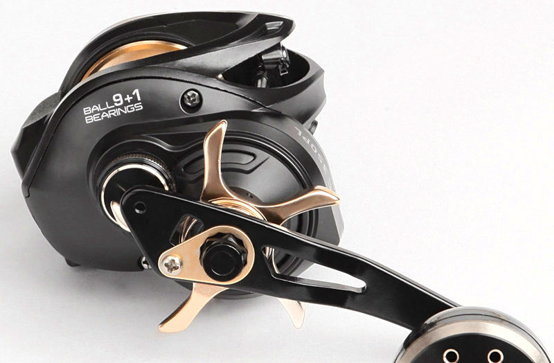 Wide Body Round Baitcasting Reel, 10 Bearings, 6.3:1 Gear Ratio – product photo