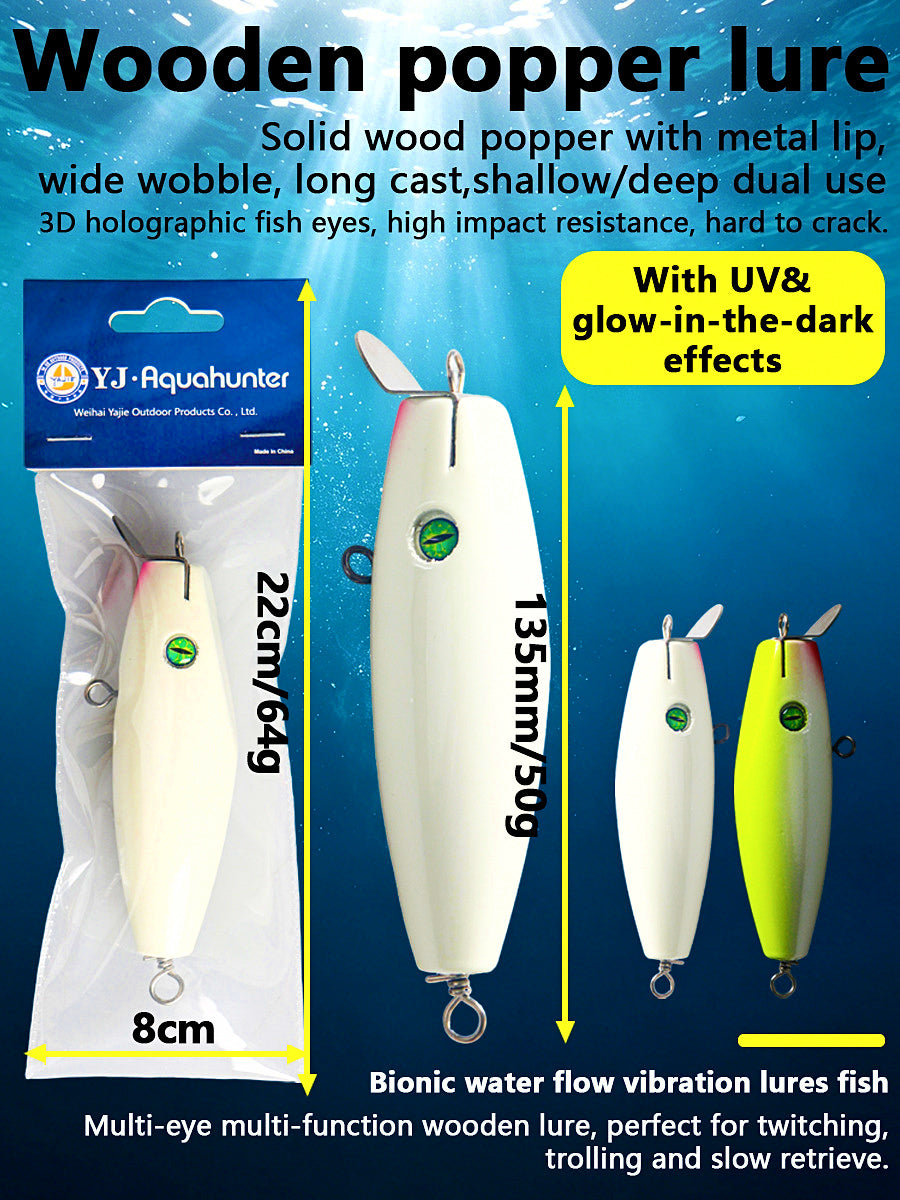 Metal Lip Wood Lure, 135 mm 50 g (1.8 oz) Trolling/Diving – product photo