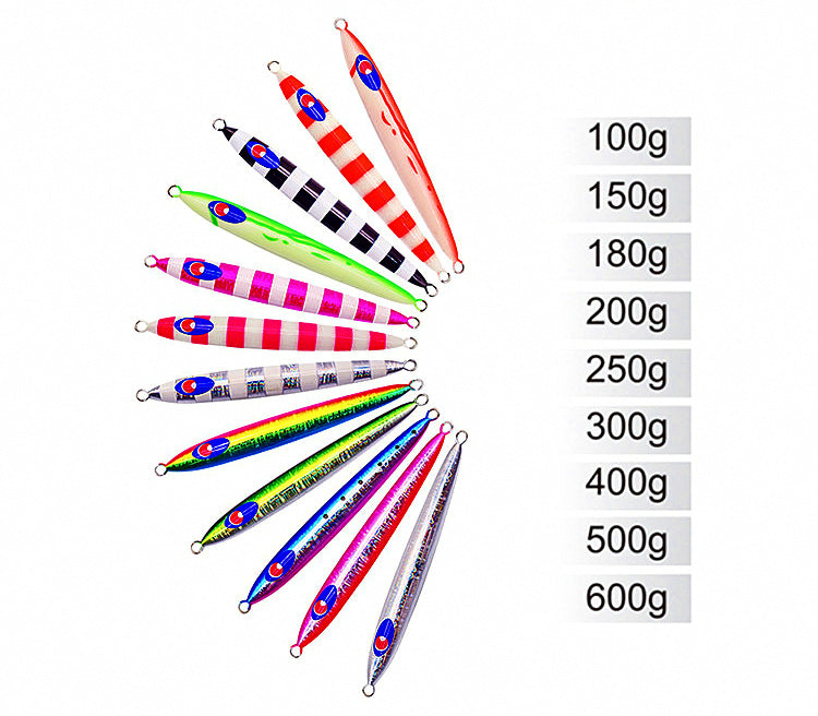 Slow Pitch Jigging Jig, 100–600 g (3.5–21.2 oz) – product photo