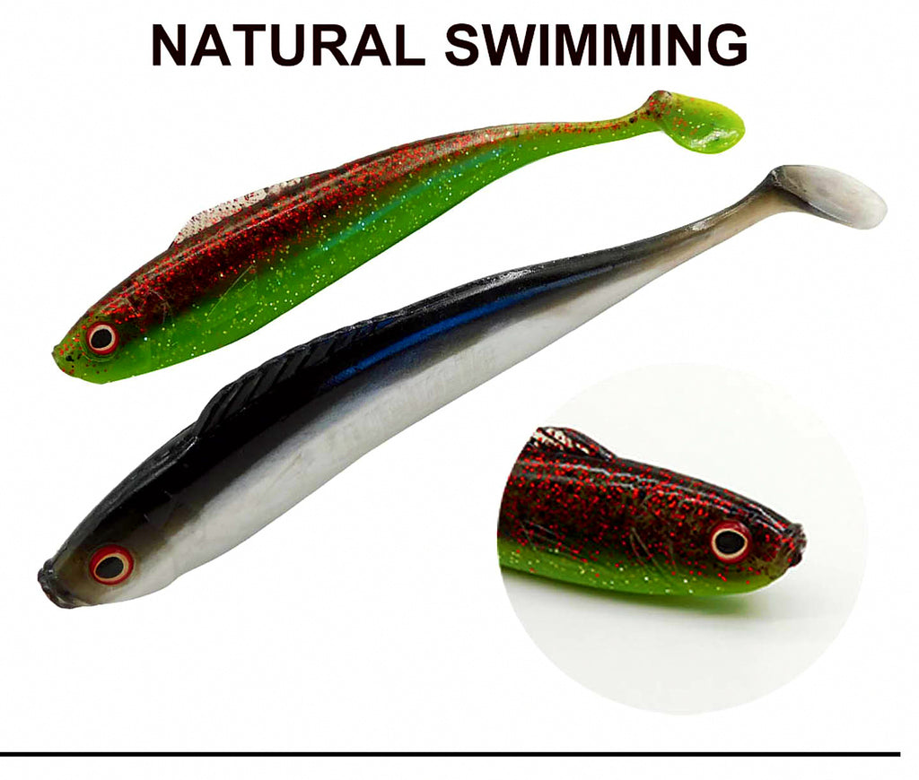 Paddle Tail Swimbaits, 135 mm (5.3 in) & 160 mm (6.3 in) – product photo