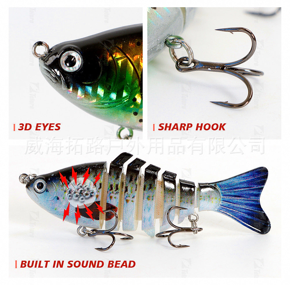 Multi-Jointed Swimbait Hard Lure, 10 cm / 15 g (3.9 in / 0.5 oz) – product photo