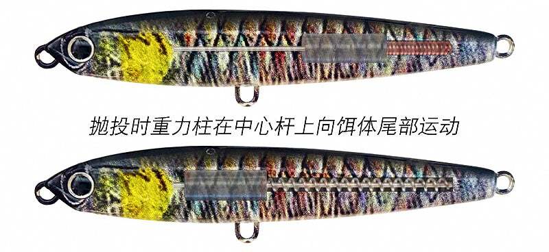 3D Realistic Sinking Pencil Lure, 10–24 g (0.35–0.85 oz) – product photo