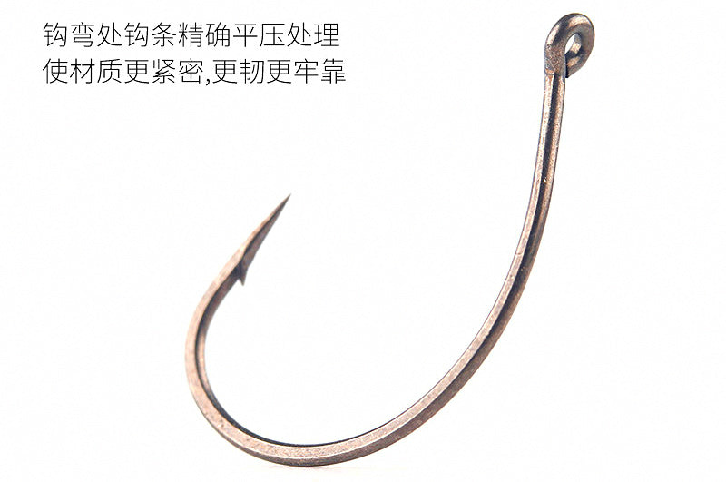 Teflon Coated Wacky Hooks, 2X Strong, Barbed, 16 pcs – product photo