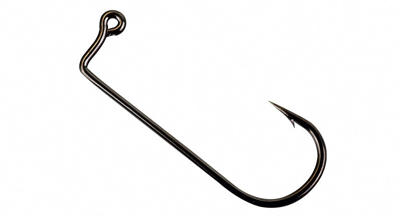 Right-Angle Bent Shank Barbed Hooks, Size 10 to 6/0 – product photo