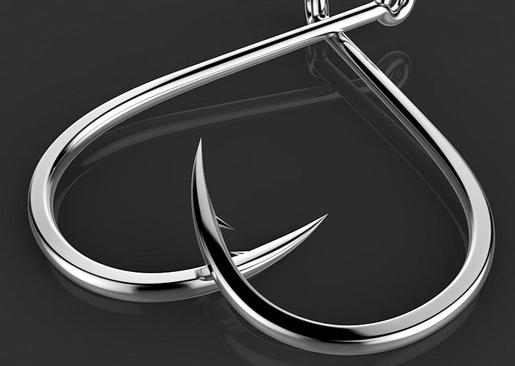 Barbed Eyed Hooks, Bulk 50-Bag Set, Sizes 0.3–15 – product photo