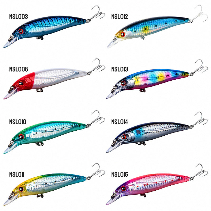 Floating Minnow Hard Bait, 100–120 mm (3.9–4.7 in) – product photo