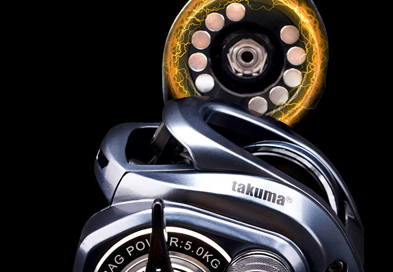 P1 Gen 2 Round Baitcasting Reel, 7.3:1, Metal Spool – product photo