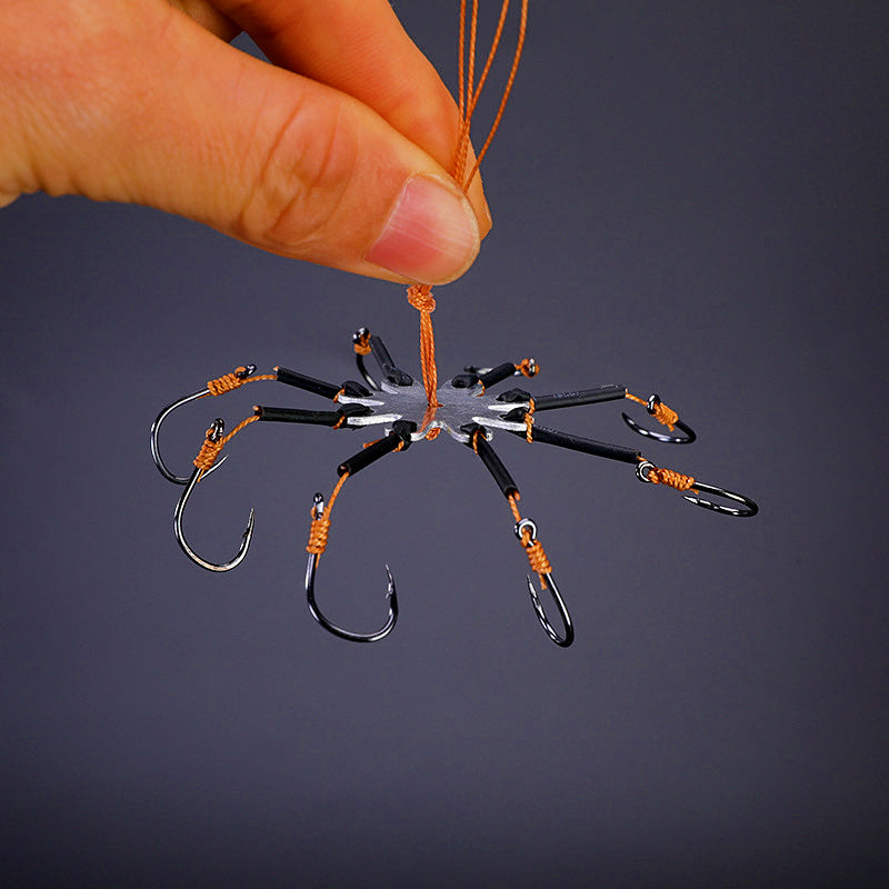 Barbed Explosion Hook Rig Set, 2-Piece, Sizes 6–14 – product photo