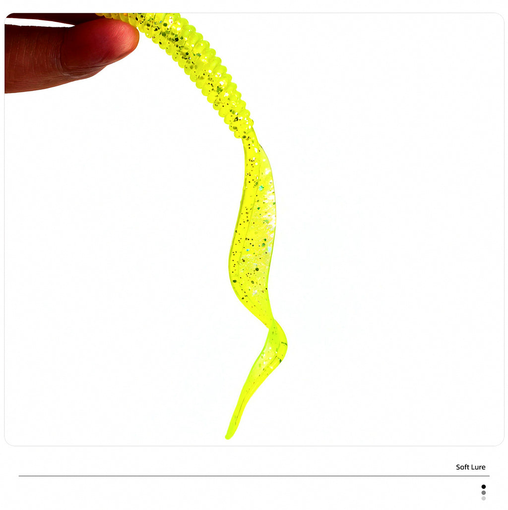 Curly Tail Soft Plastic Grubs, 125–165 mm (4.9–6.5 in) – product photo