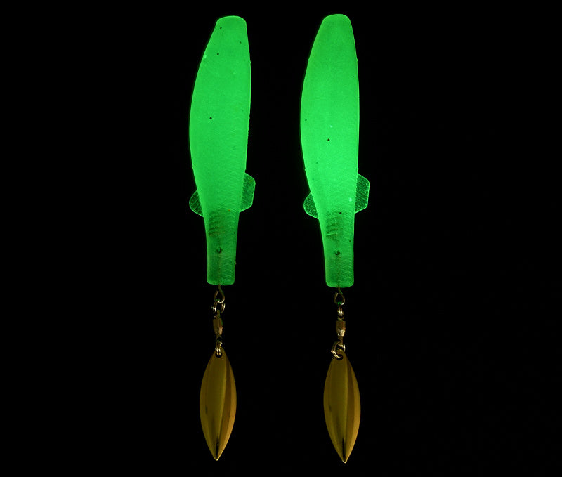 Paddle Tail Soft Bait with Spinner Blade, 12–14 cm (4.7–5.5 in) – product photo