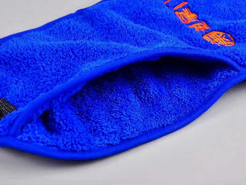 Fishing Hand Towel, Cotton, Double Layer, Blue – product photo