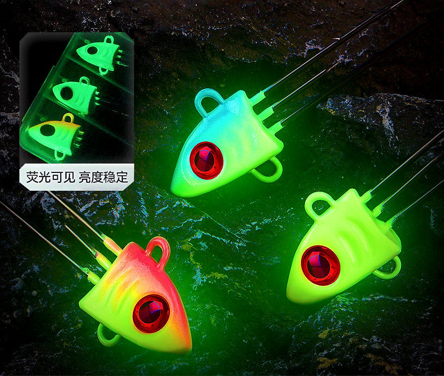 Glow Lead Head Jig Hook, 5–20 g (0.18–0.7 oz) – product photo