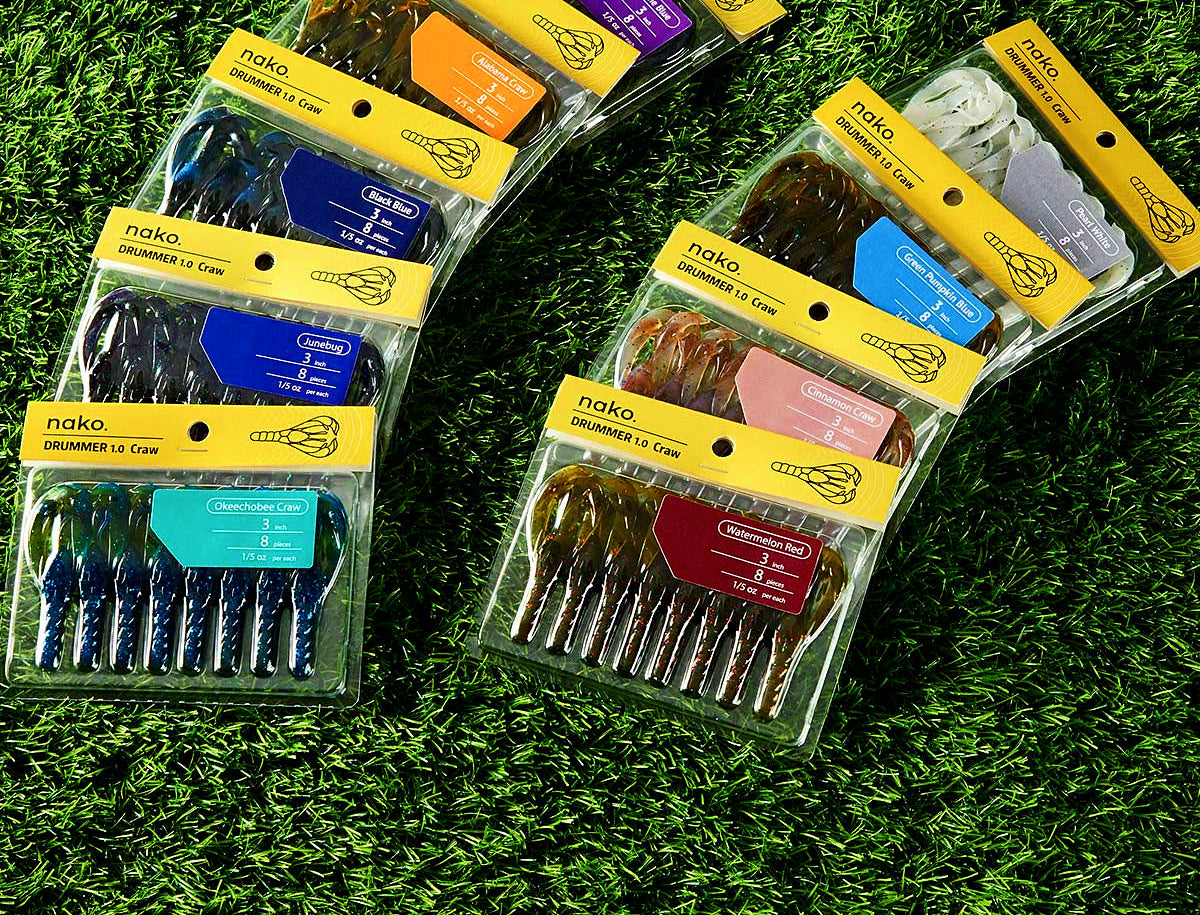 3 in Shrimp Soft Bait, 8 Pack, 7.8 cm 5.6 g (0.2 oz) – product photo