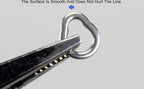 304 Stainless Steel Solid Rings, Pear-Shaped Single Loop, 10 Pack – product photo