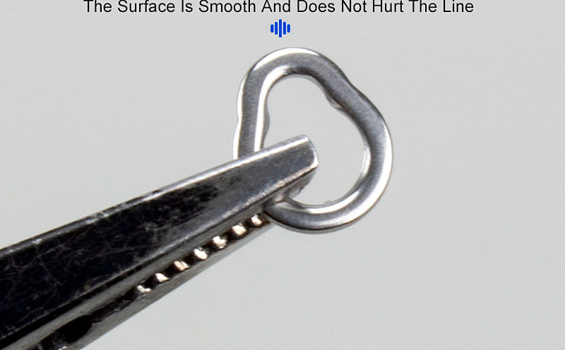 304 Stainless Steel Solid Rings, Pear-Shaped Single Loop, 10 Pack – product photo