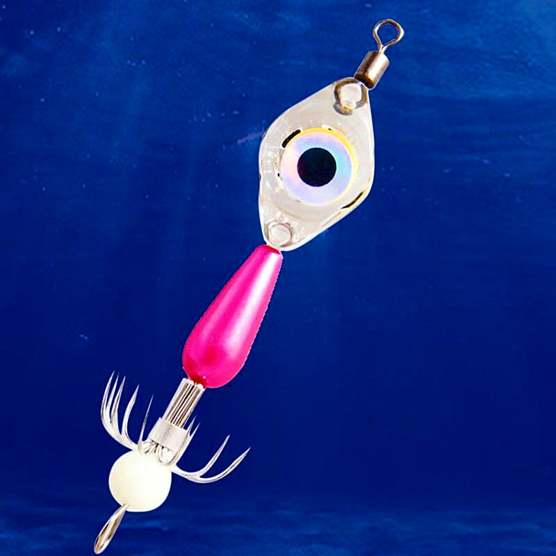 Glow Soft Squid Jig, 8 cm (3.1 in) 5 g (0.18 oz), 3 pcs – product photo