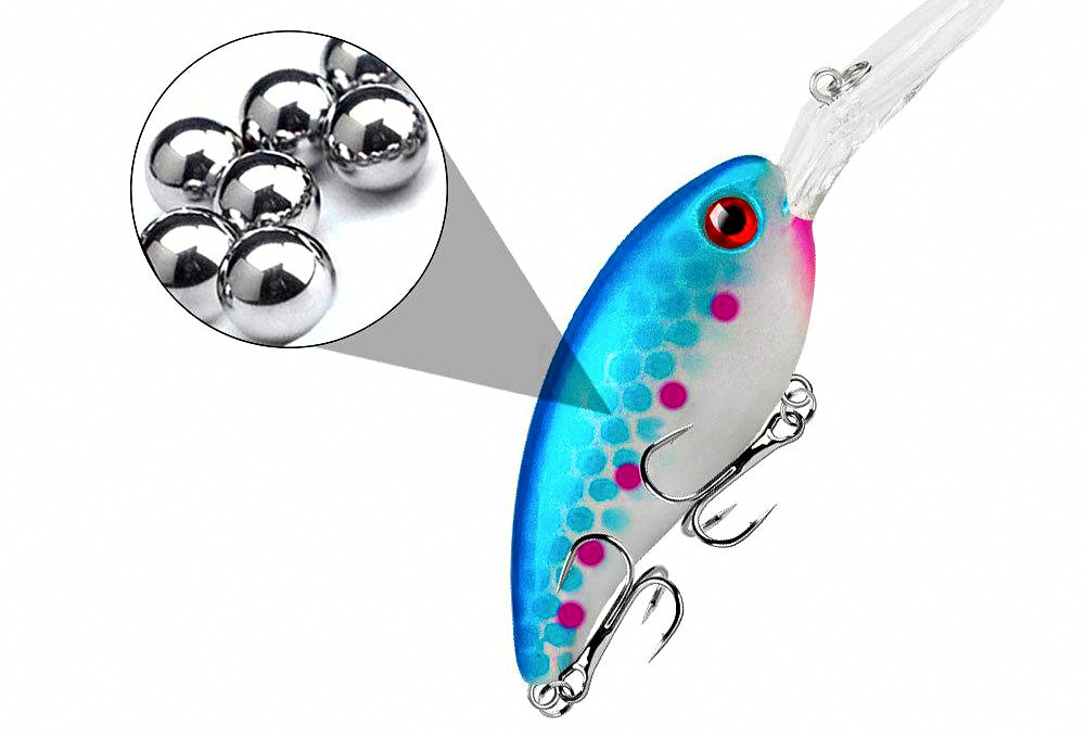 Long-Lip Floating Deep-Diving Lure, 10 cm (3.9 in), 14 g (0.5 oz) – product photo