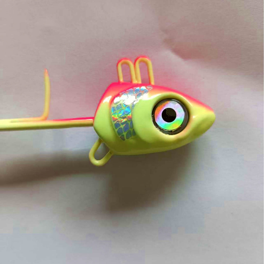 Glow LED Lead Head Jig, Double Hook, 40–60 g (1.4–2.1 oz) – product photo