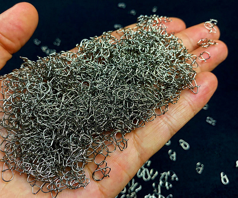 Stainless Steel Lure Snaps, 50 Pack, Sizes #0–#3 – product photo
