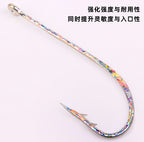 Long Shank Double-Barb Saltwater Hooks, 3/0, 12 or 50 Pack