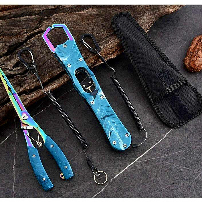 Stainless Fishing Pliers & Fish Gripper, 21 cm (8.3 in)