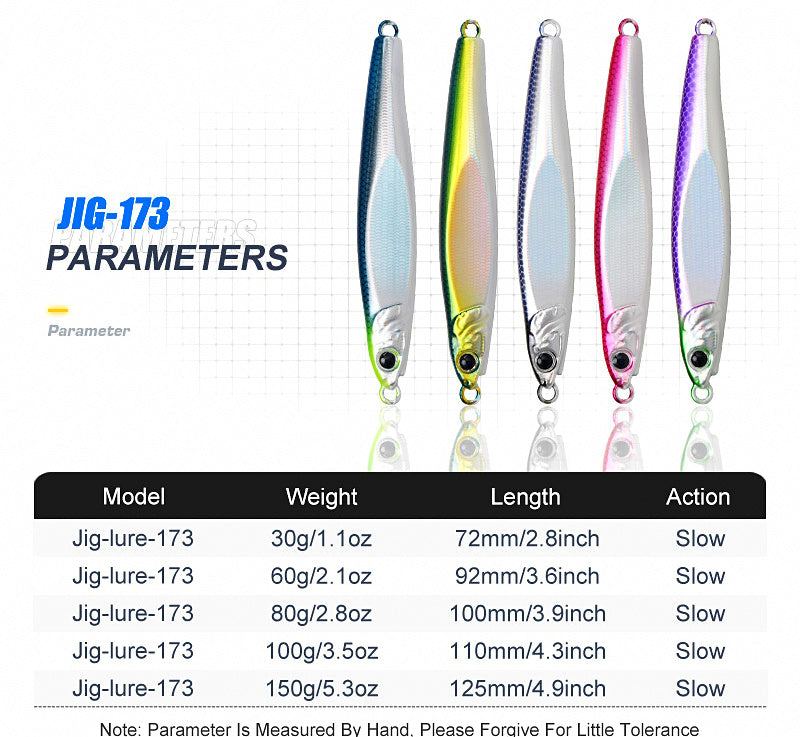 Saltwater Metal Jig, 40–150 g (1.4–5.3 oz) – product photo
