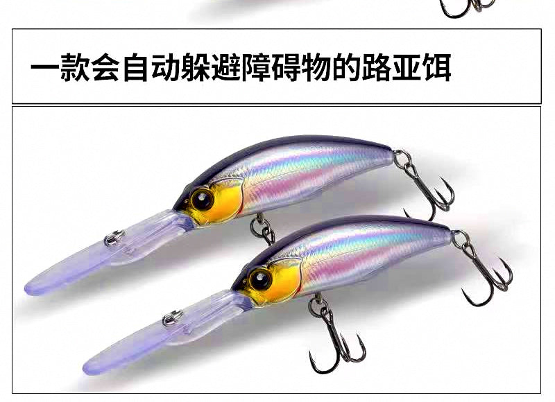 Floating Minnow Lure, Long Lip, 9 g (0.32 oz) & 17 g (0.60 oz) – product photo